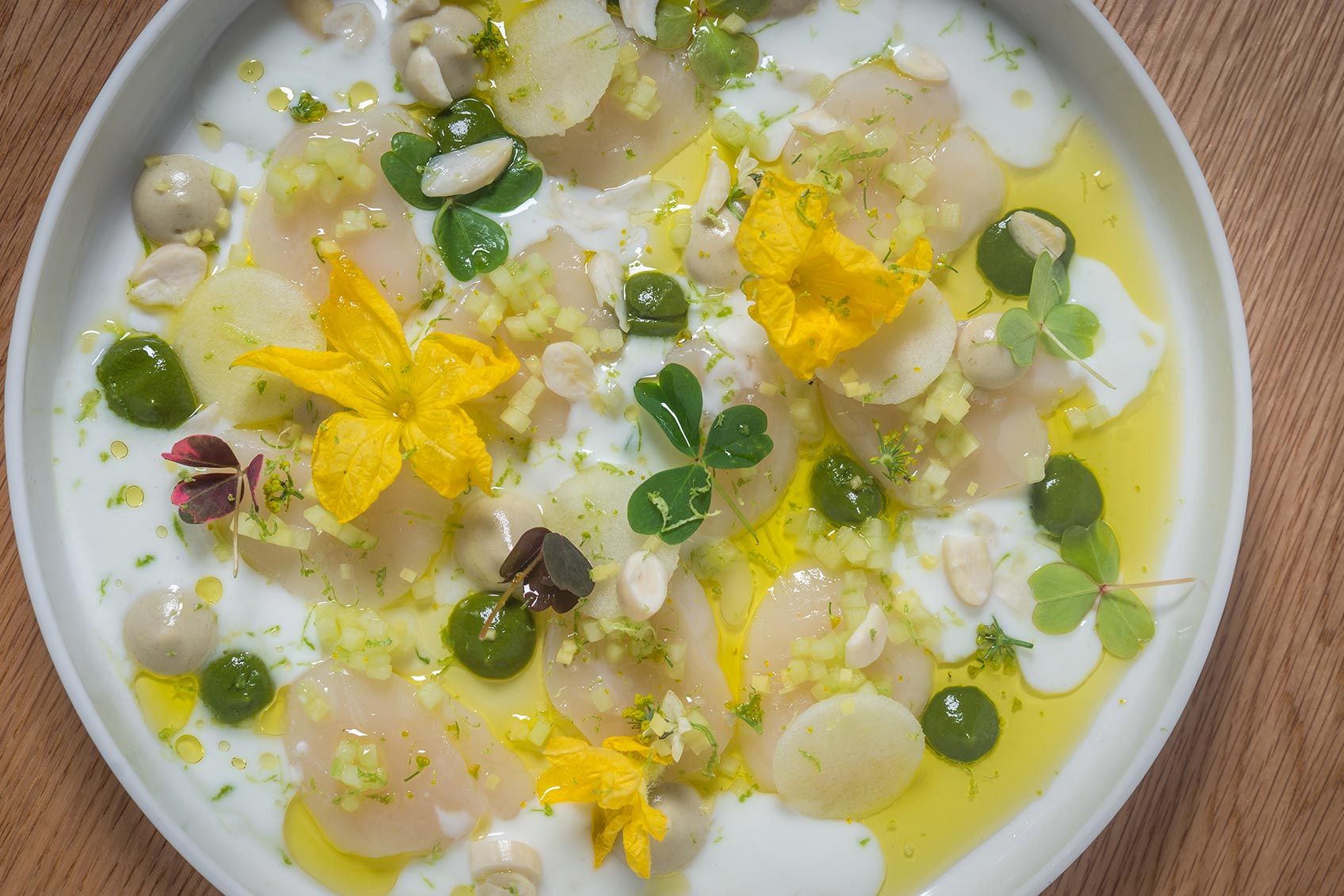 Scallop Sashimi by Paul Wagtouicz