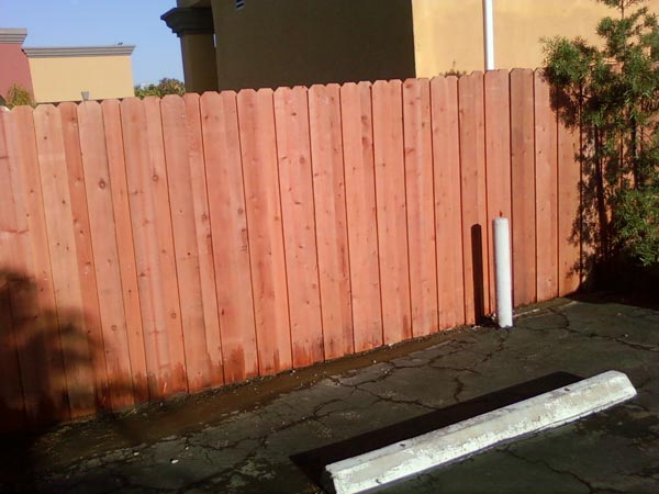 Wooden Fence —  Installation in Inglewood, CA - King Dave Fence