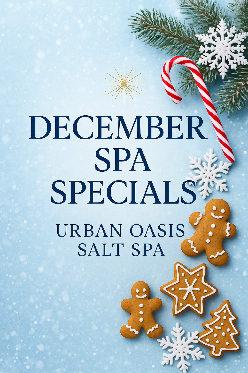 Urban Oasis Salt Spa Specials - relaxing salt therapy, massages, infrared sauna, and wellness treatments in Traverse City.