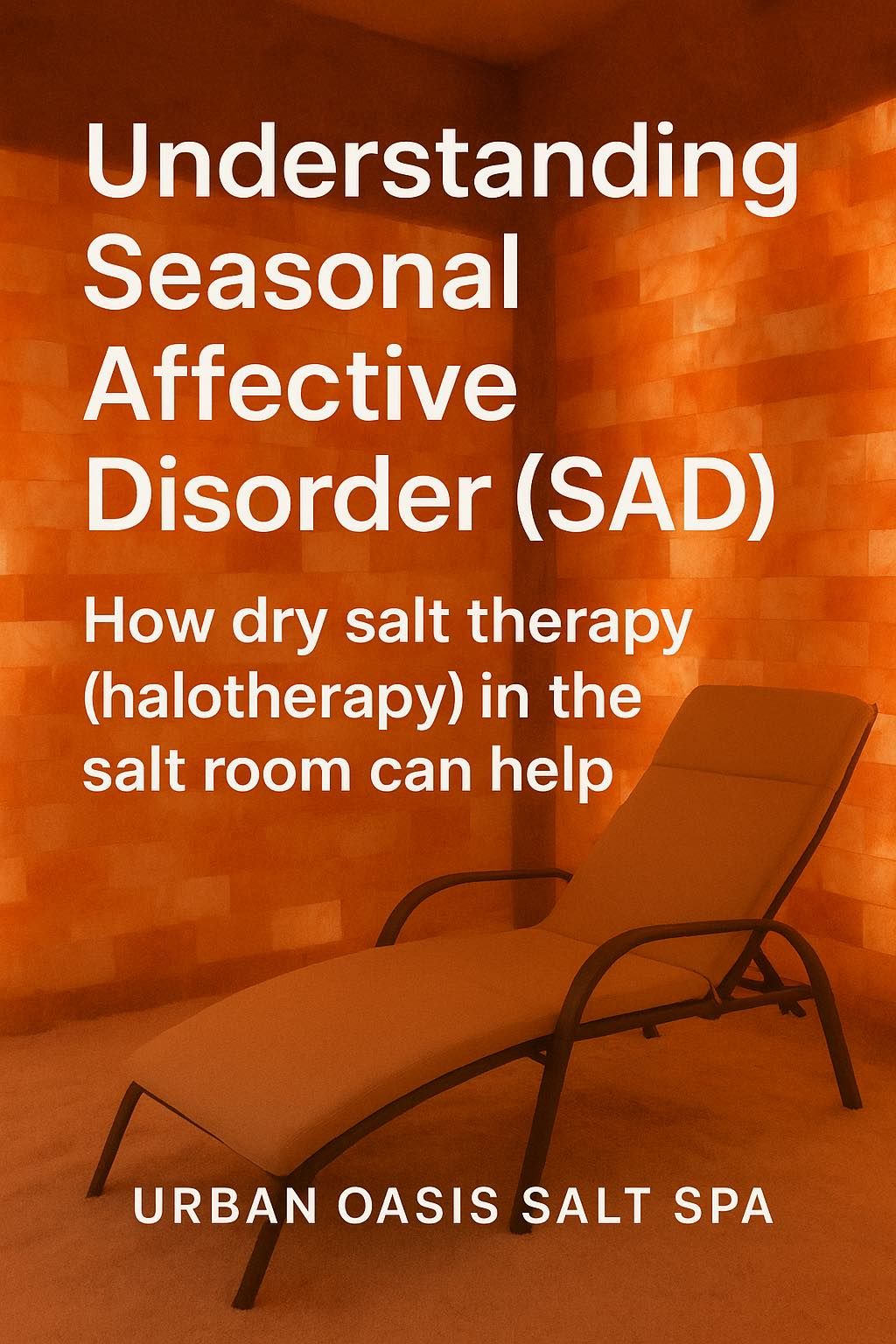 Seasonal Affective Disorder - SAD - is upon us.  Discover Salt Therapy Benefits.  
