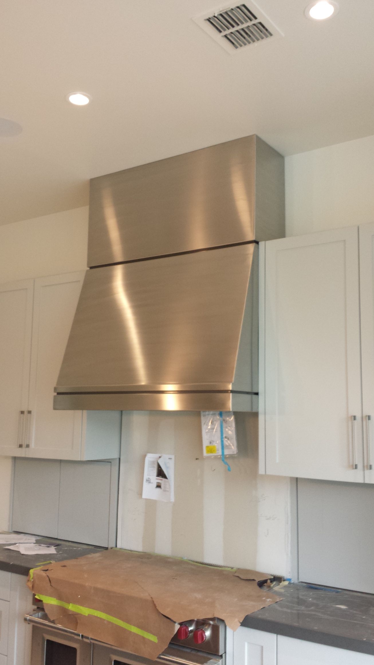 Gas Range Under Renovation — Greenville, TX — LM Fabrication, Inc.