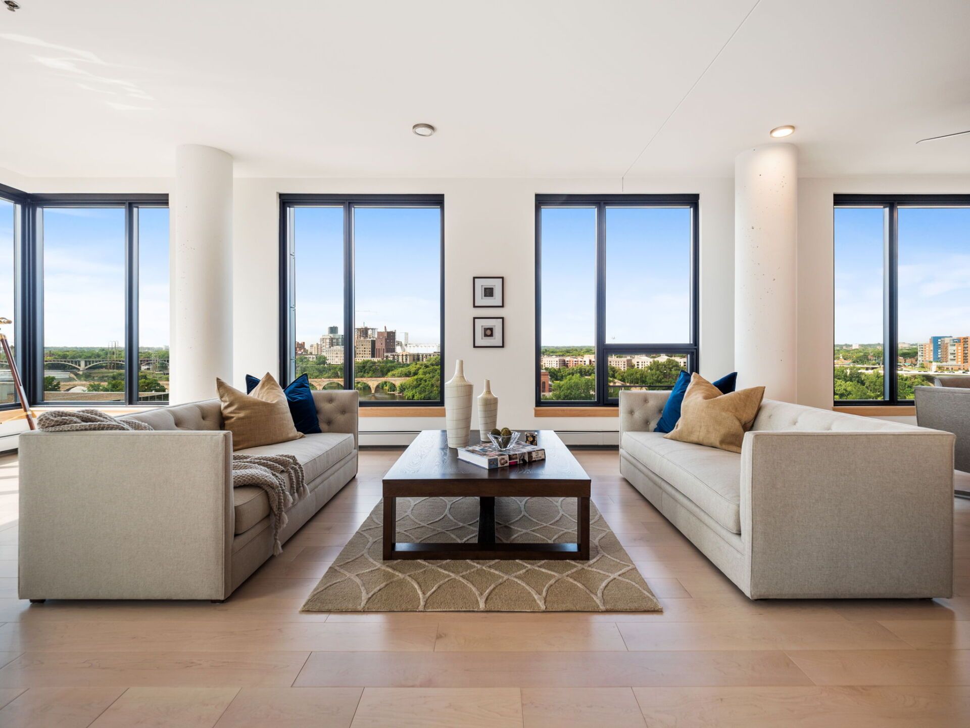 Real Estate Photography in Minnesota city living room