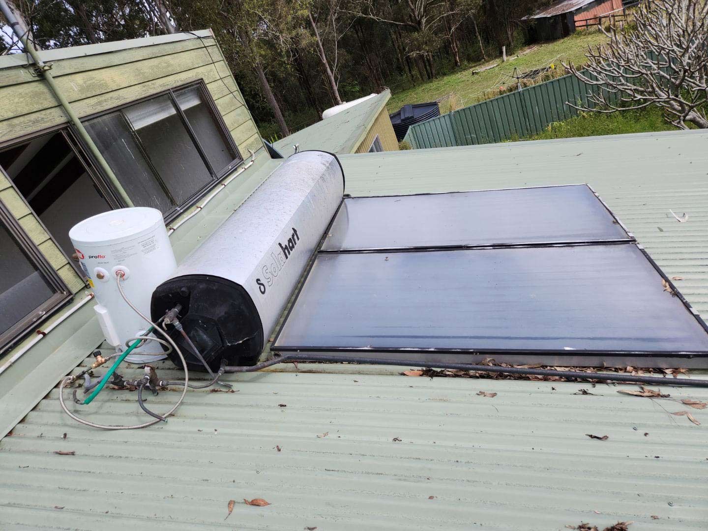 Solar Heater at the roof — Hot Water Systems in Crescent Head, NSW