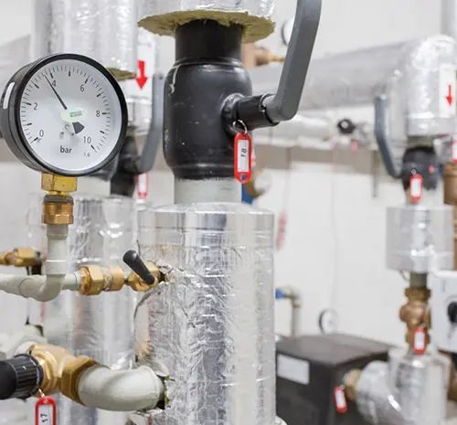 Hot water heater with meter — Hot Water Systems in Laurieton, NSW