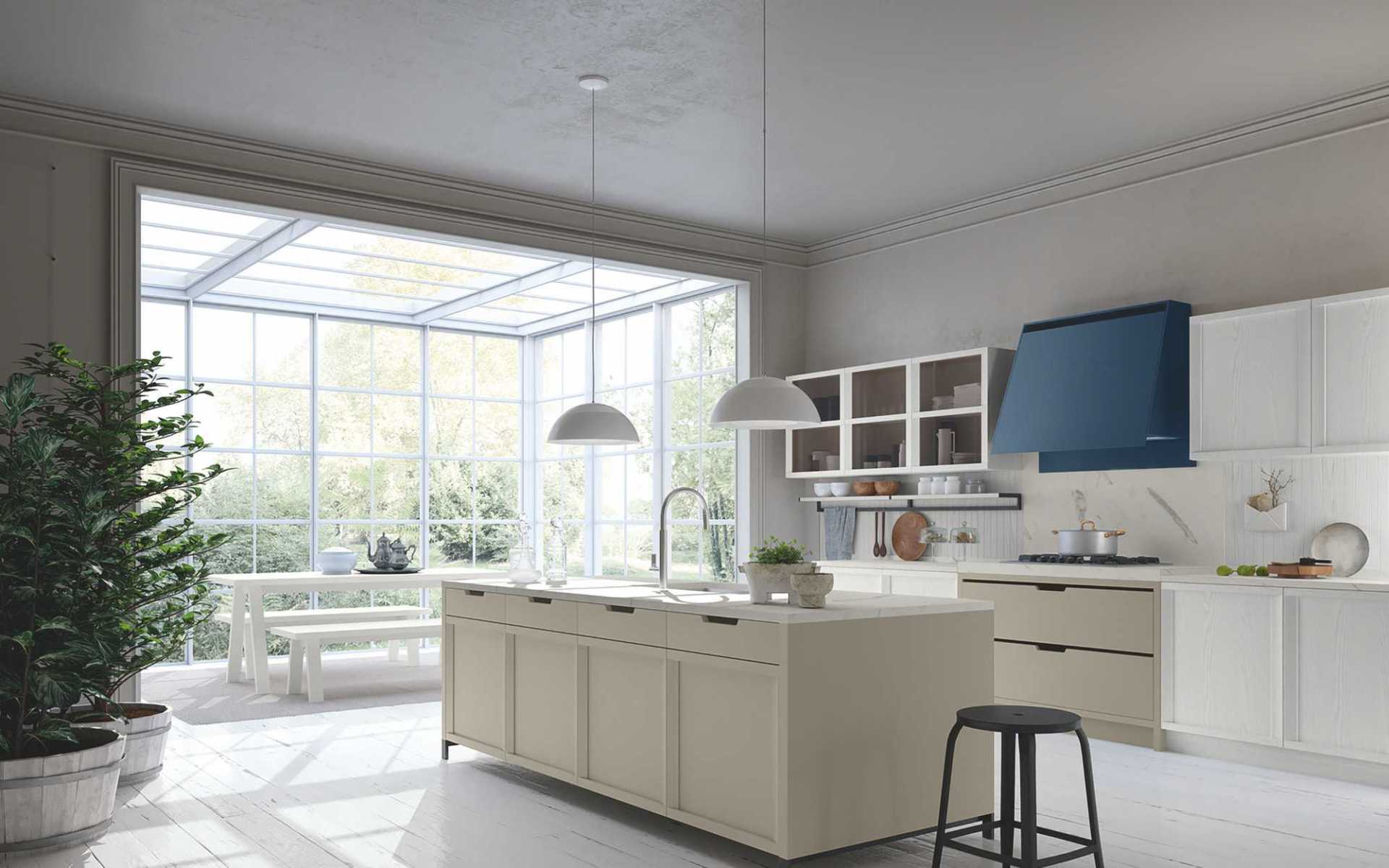 Cucine classiche Stosa Newport Frassino Bianco Alba Forli - Cesena - Ravenna - Ferrara: Mobil Coop Castrocaro Terme