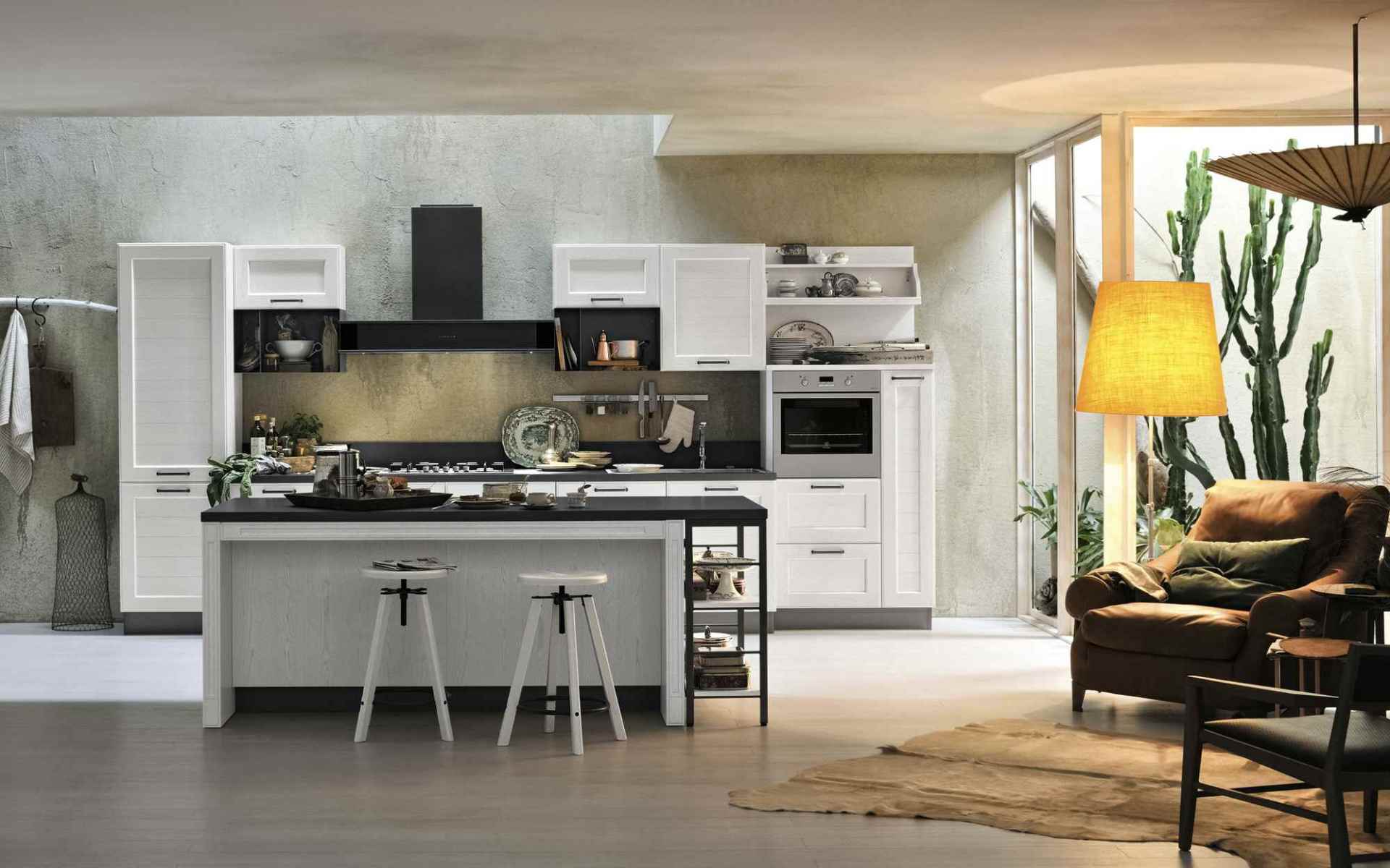 Cucine classiche Stosa York Finitura Laccato Bianco Forli - Cesena - Ravenna - Ferrara: Mobil Coop Castrocaro Terme