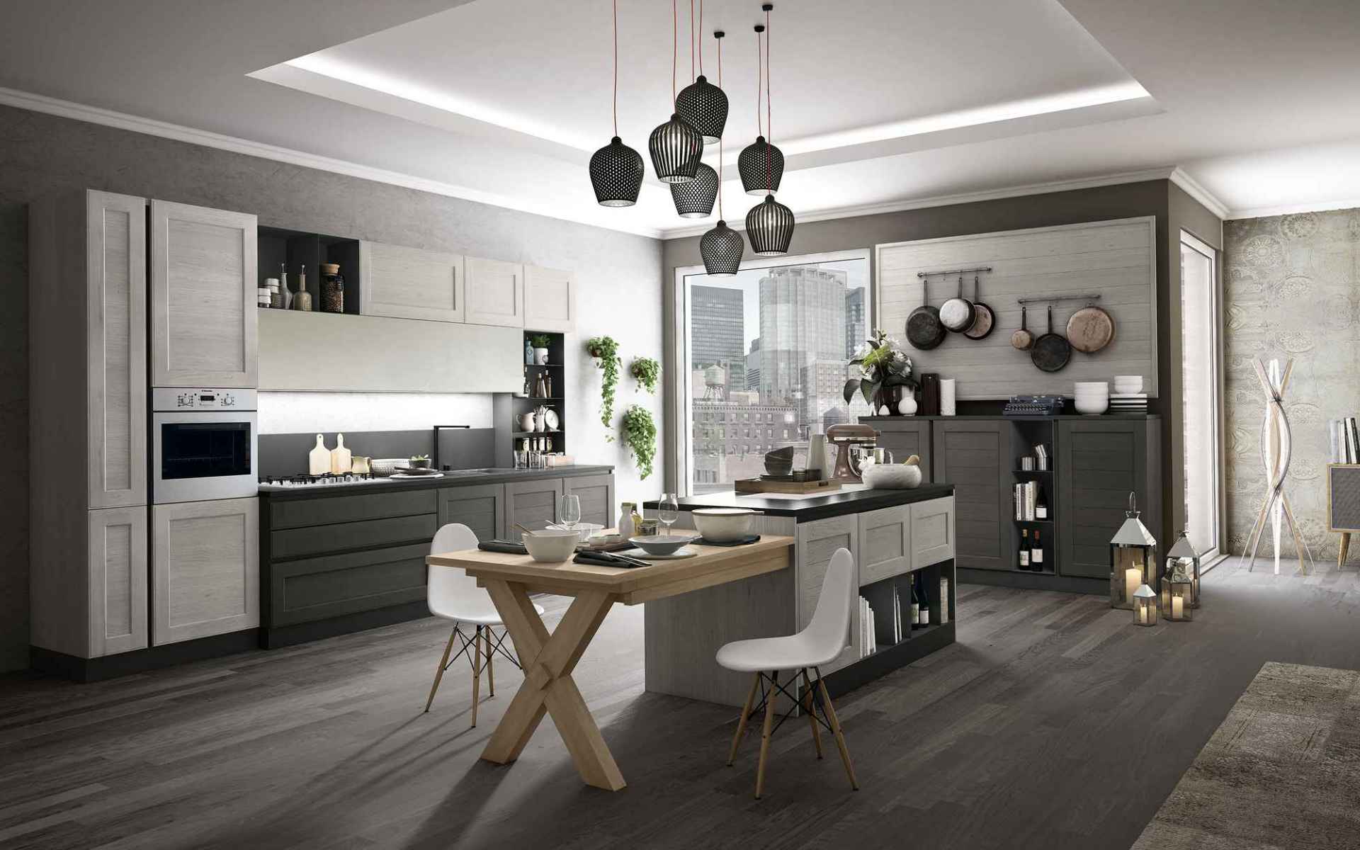 Cucine classiche Stosa York Isola con tavolo integrato Forli - Cesena - Ravenna - Ferrara: Mobil Coop Castrocaro Terme