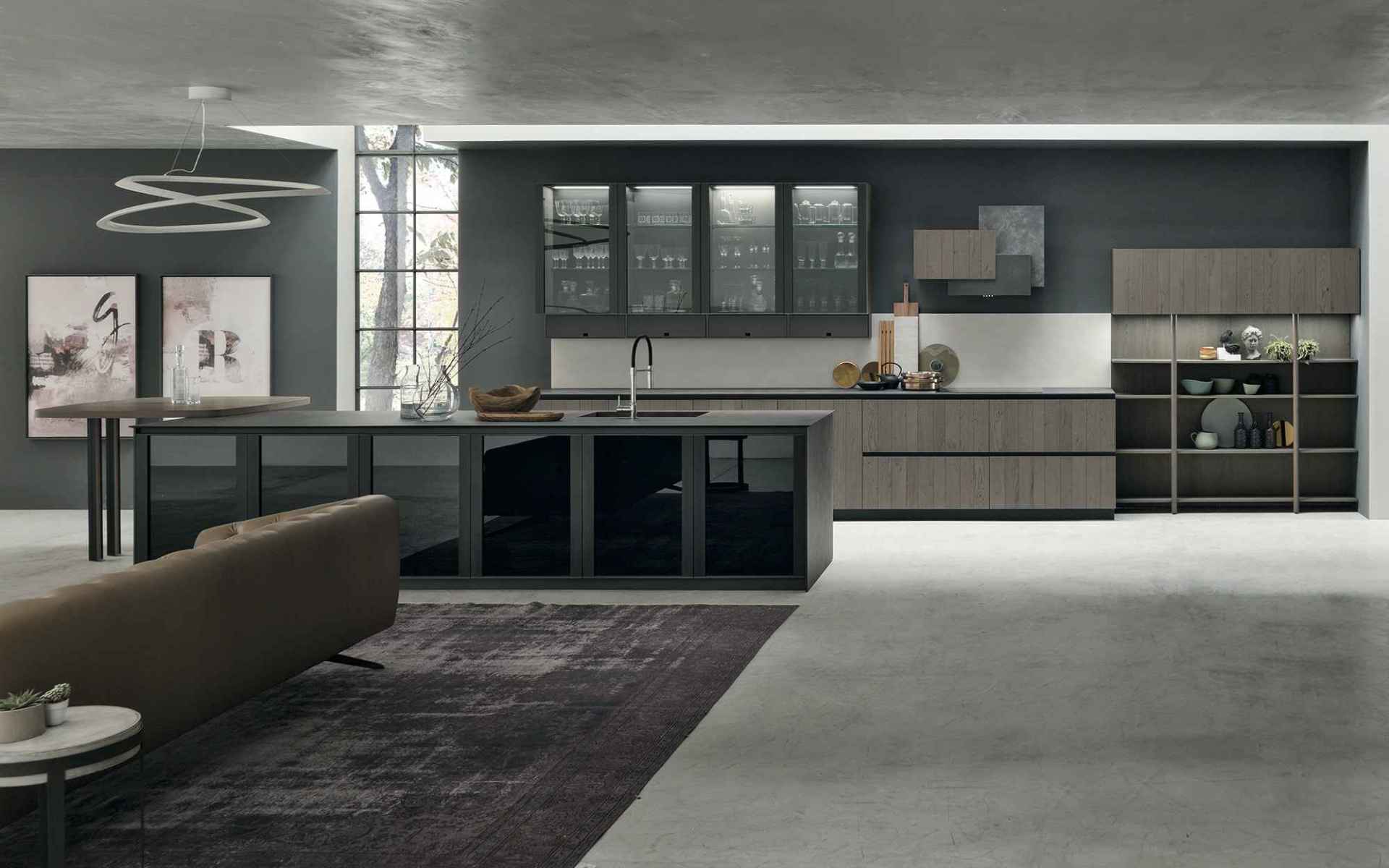 Cucine moderne Stosa Natural Rovere Grey Forli - Cesena - Ravenna - Ferrara: Mobil Coop Castrocaro Terme