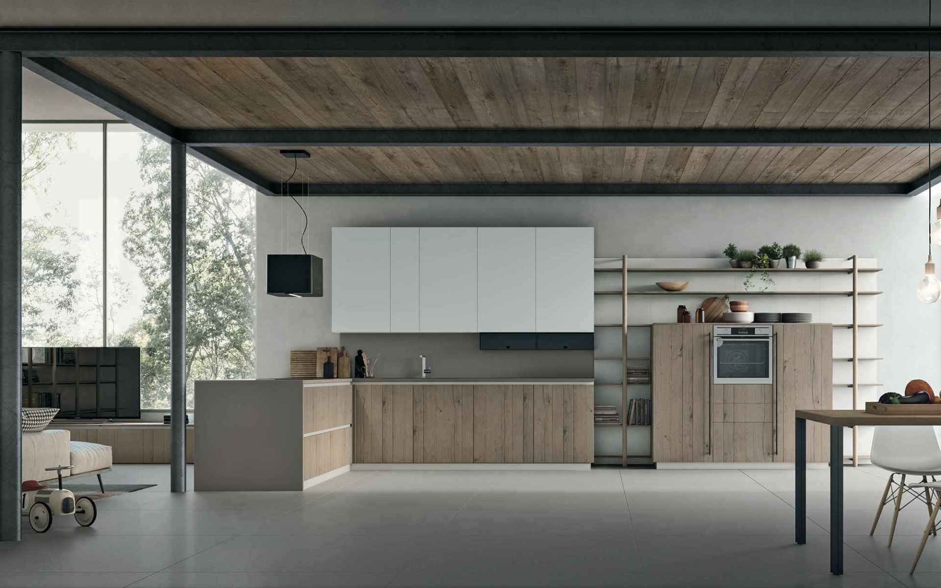 Cucine moderne Stosa Natural Rovere Sahara Forli - Cesena - Ravenna - Ferrara: Mobil Coop Castrocaro Terme