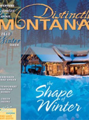 The cover of the 2012 winter issue of distinctly montana