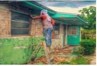 Worker Doing Exterior Work — Broward County, FL — Professional Prep & Paint, LLC