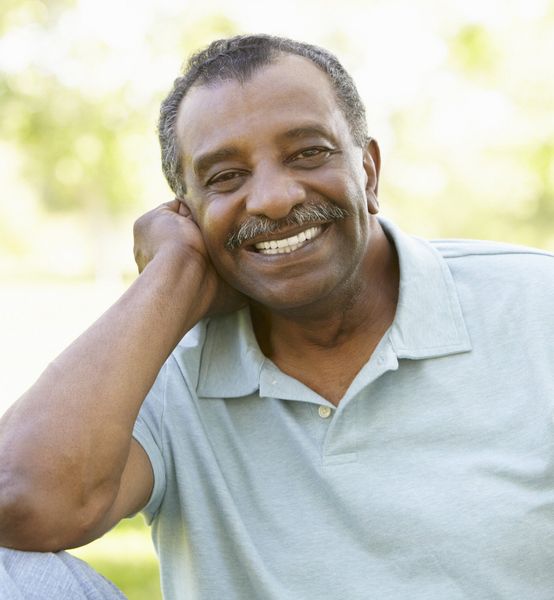 Elder Man Smiling — Warren, Ohio — Lordstown Dental Clinic