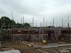 new build scaffold