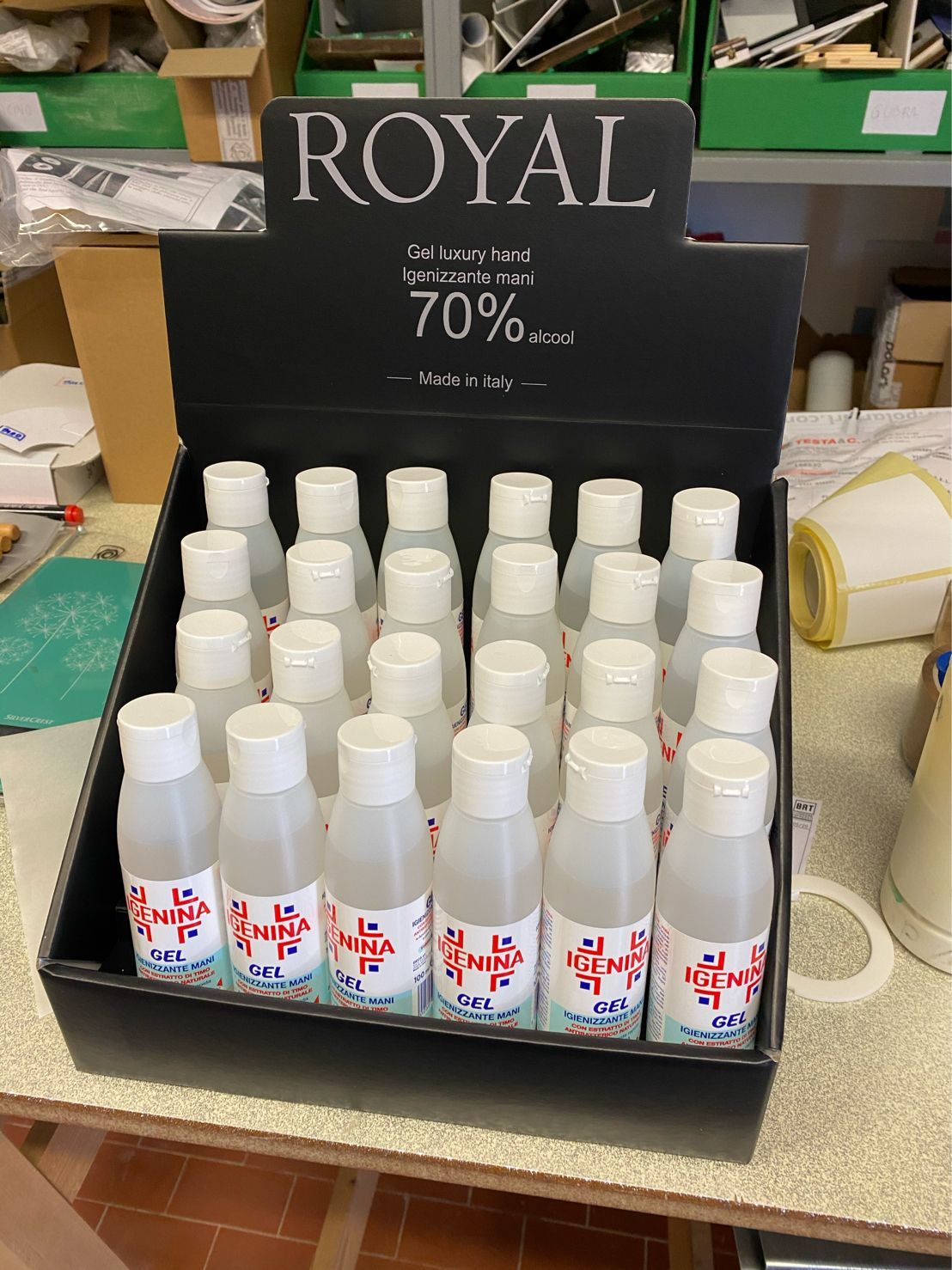 ESP-CA503_Espositore in Cartone Rigido per Flaconi e Boccette