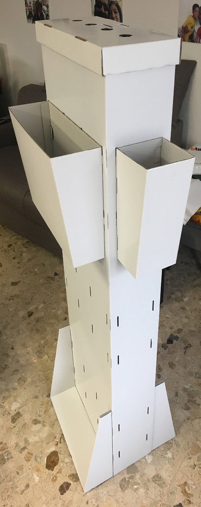 ESP-CA904_Espositore in Cartone Promozionale per Fiori Finti