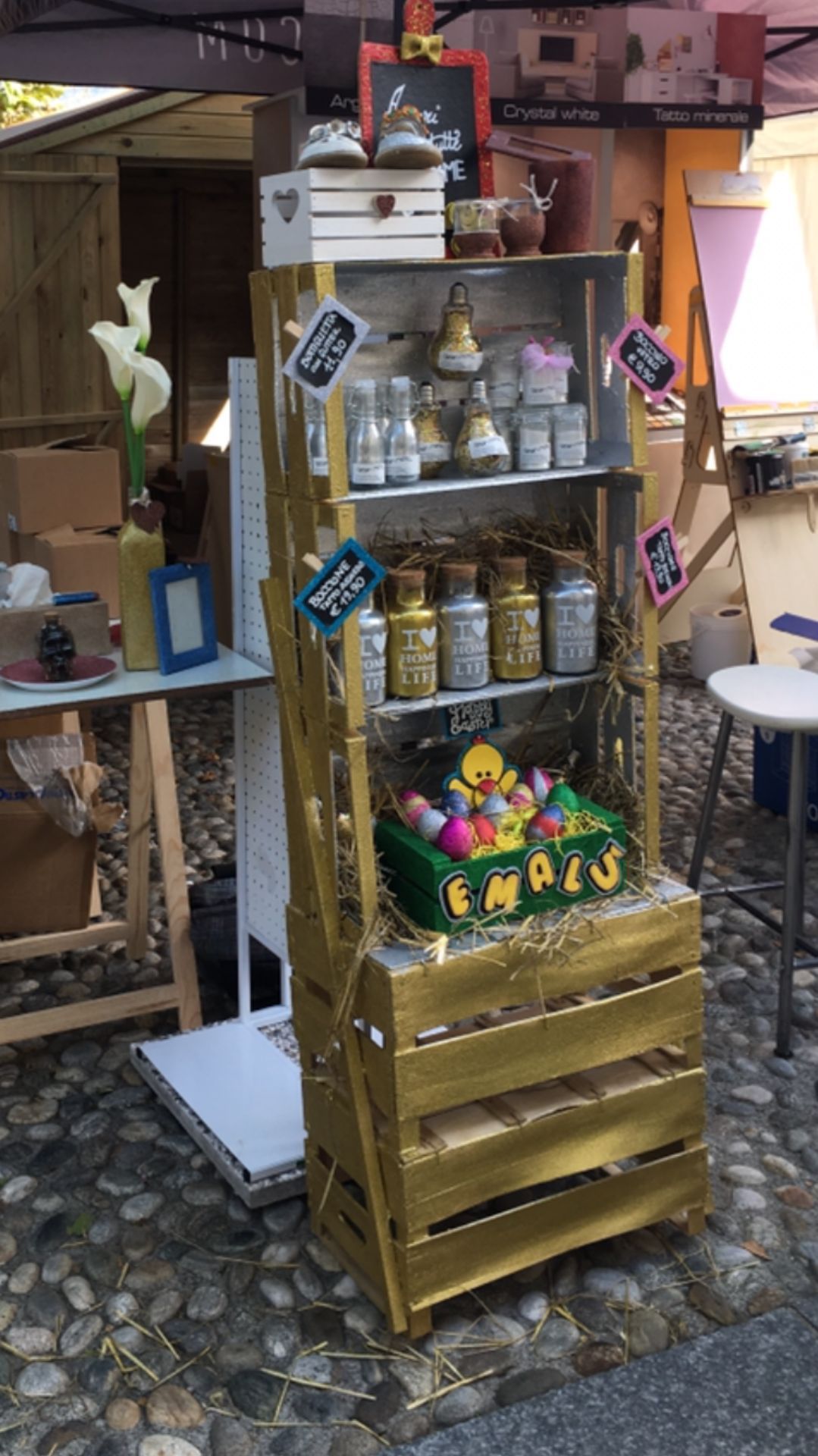 ESP-LE902_Espositore in Legno Bancale