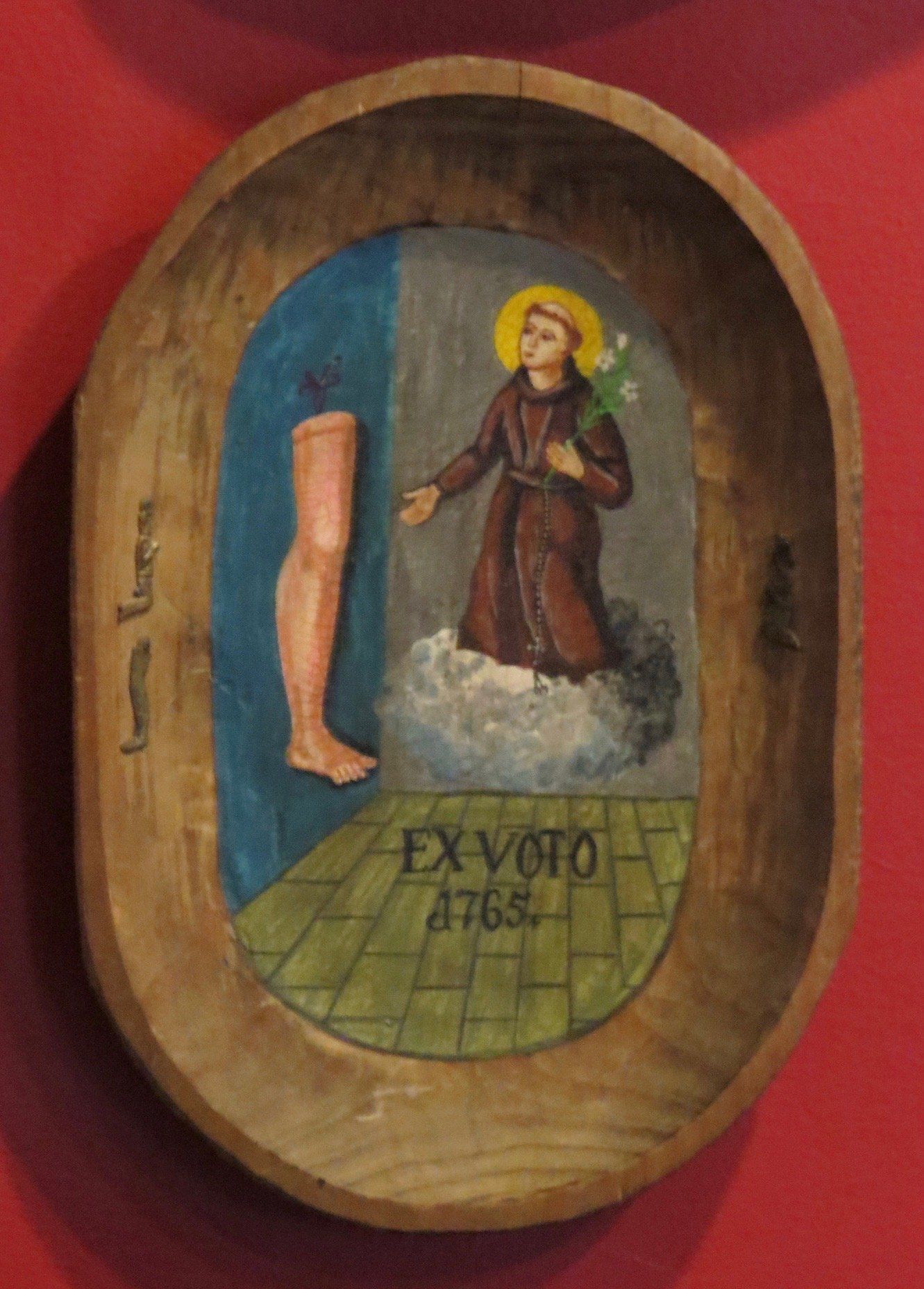 San Antonio de Padua saving a leg