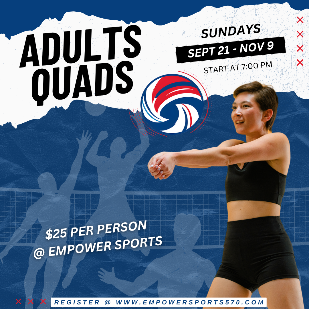 A poster for a men 's volleyball league A poster for a men 's volleyball league