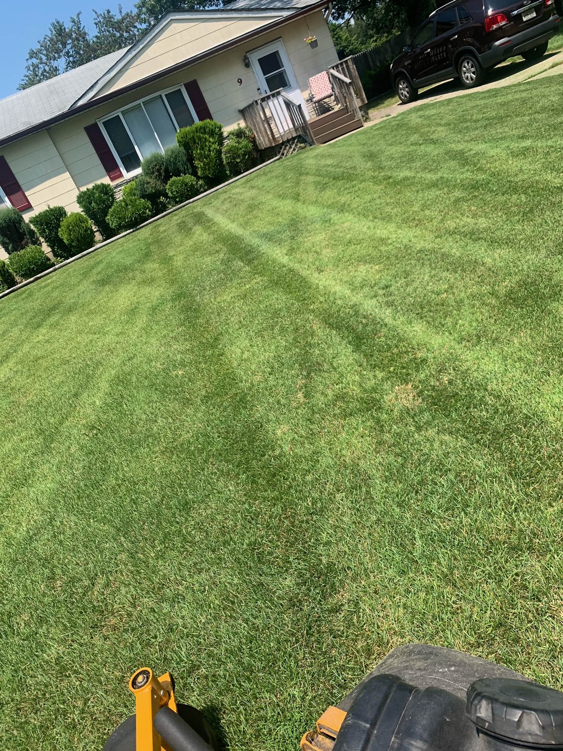 House Front Lawn — Egg Harbor Township, NJ — EV Lawn and Landscape