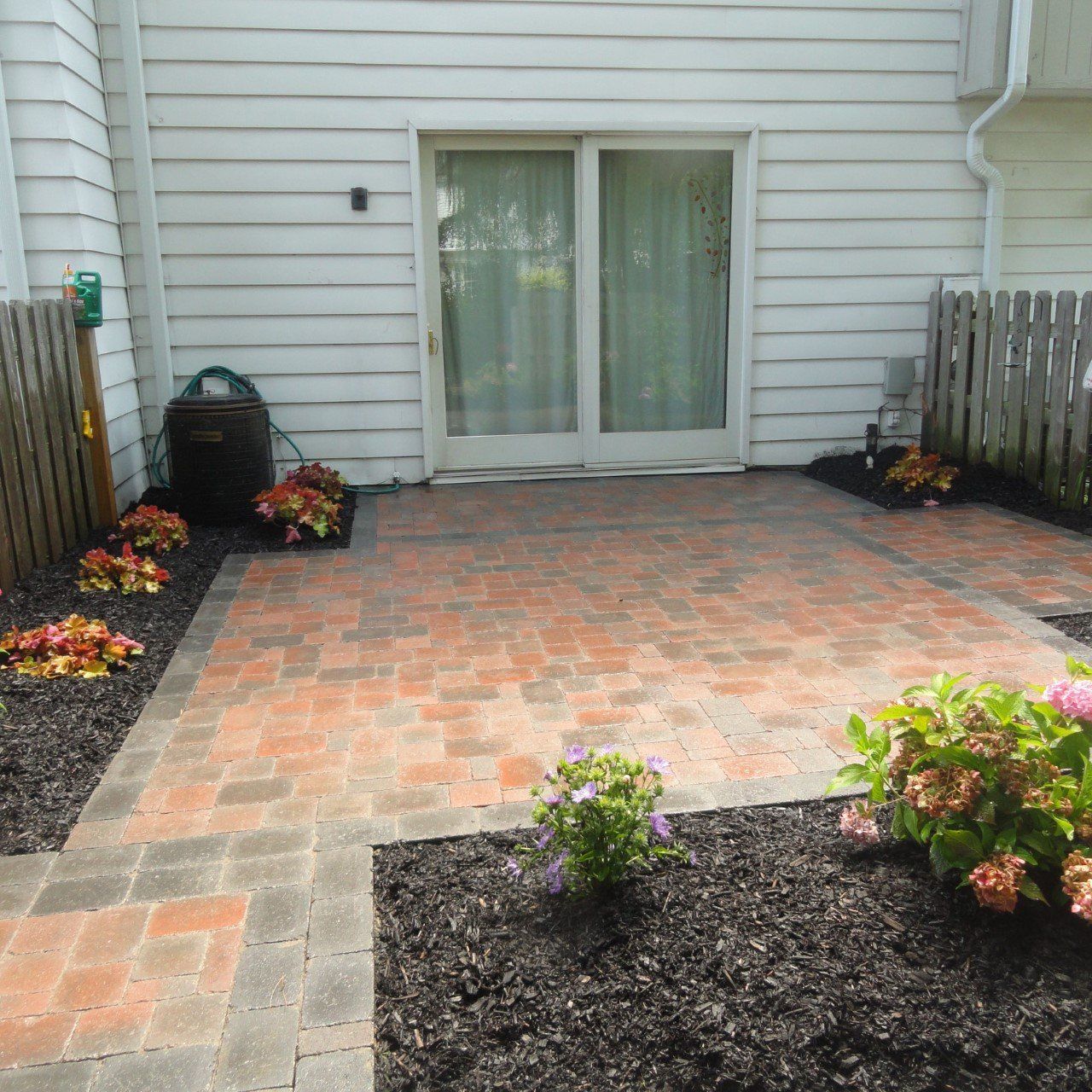 Backyard With Paver Patios — Egg Harbor Township, NJ — EV Lawn and Landscape
