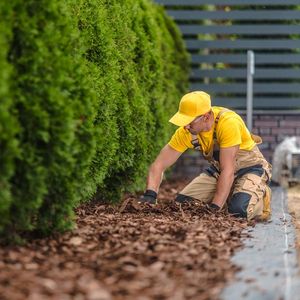 Man Working on Ground — Egg Harbor Township, NJ — EV Lawn and Landscape