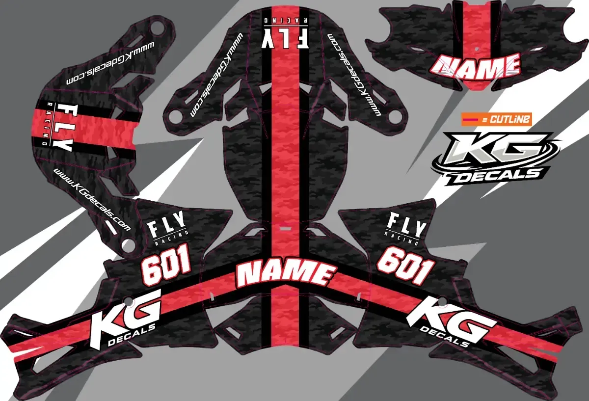 FLY RACING FORMULAE 3 — lines blk red camo