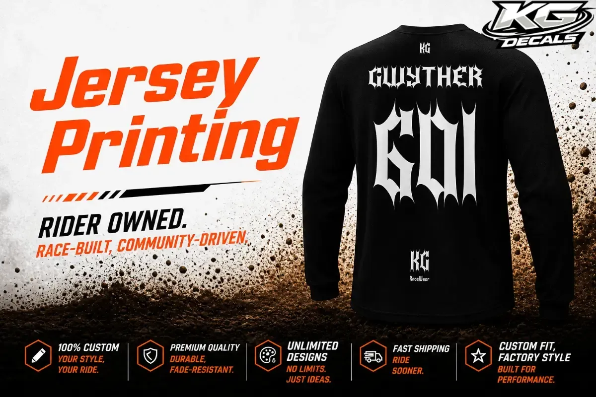 CUSTOMISE YOUR MOTOCROSS JERSEY