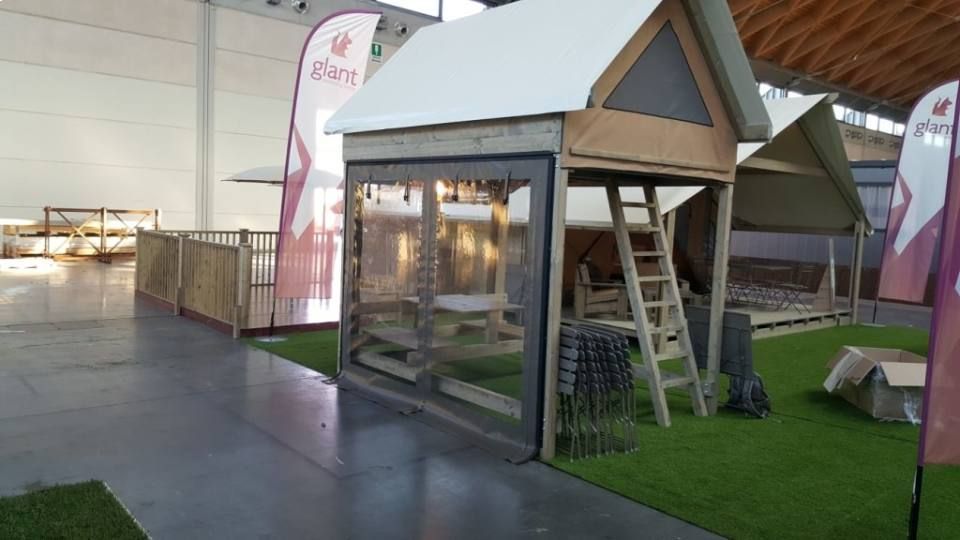 Rider tent for glamping