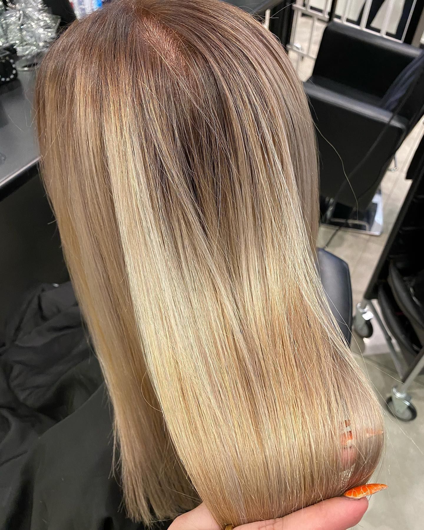 Woman's Straight, Light Brown Hair With a Blonde Ombré Effect — Wow! Excellence in Hair in Toowoomba, QLD