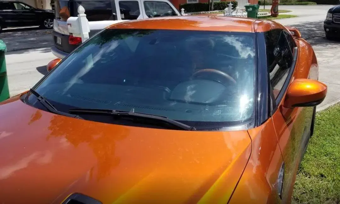 Orange Car — Miramar, FL — Oscar Tint Solutions