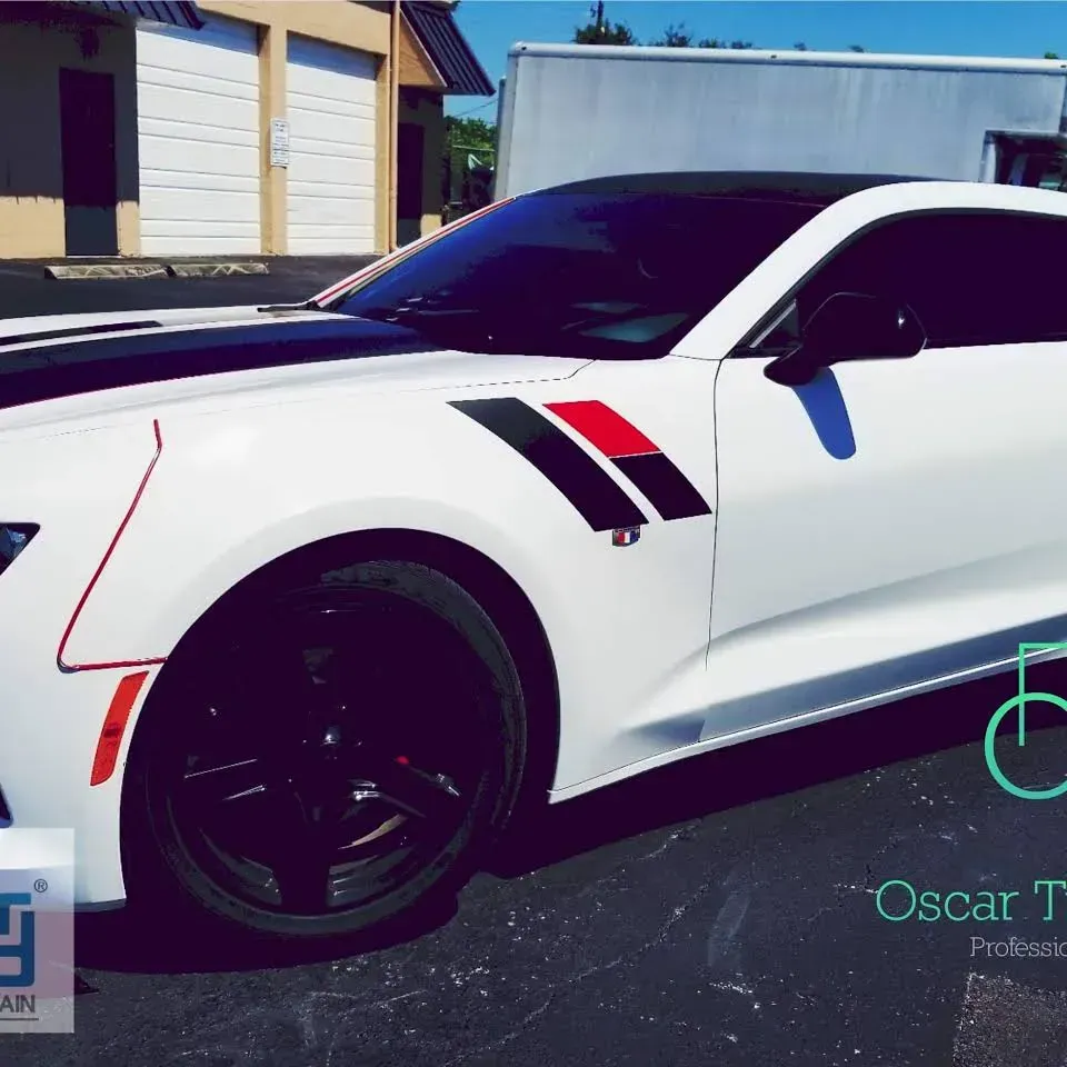 Luxurious White Car — Miramar, FL — Oscar Tint Solutions
