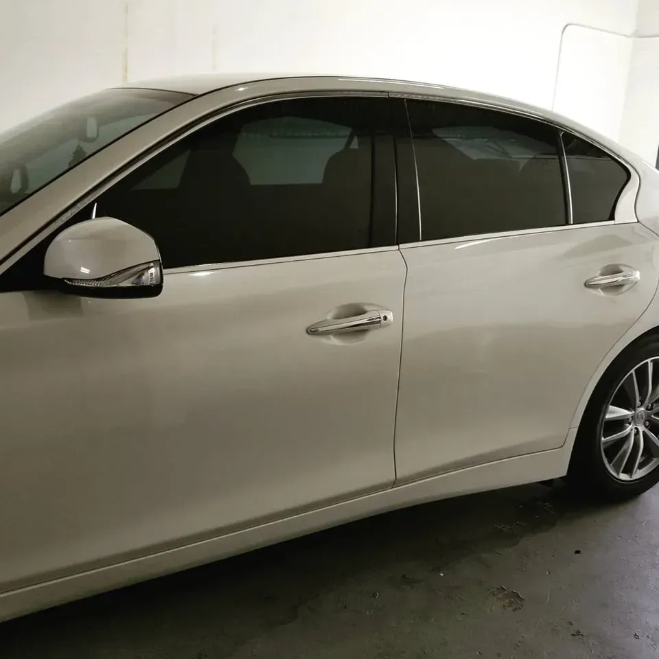 Clean White Car — Miramar, FL — Oscar Tint Solutions
