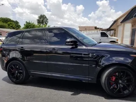 Parked Black Car — Miramar, FL — Oscar Tint Solutions