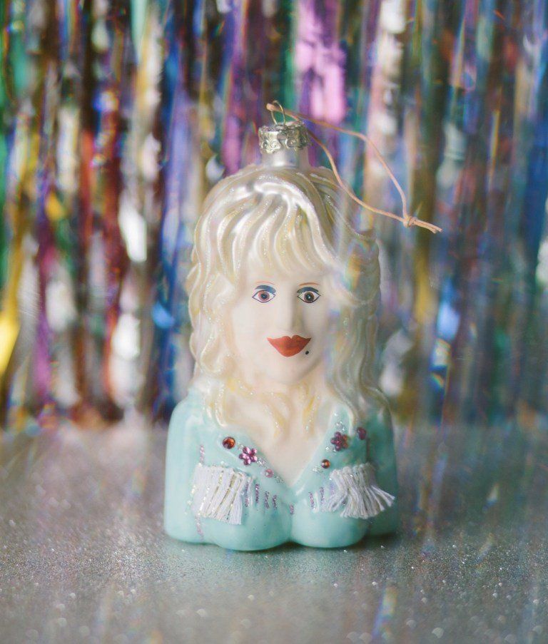 Dolly Parton ornament from Street Scene Vintage