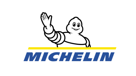 Il logo Michelin è un personaggio dei cartoni animati che agita la mano.