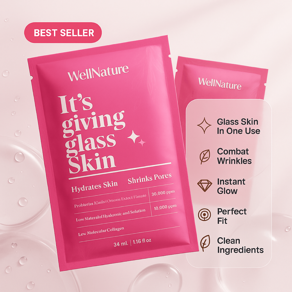 WellNature Giving Glass Mask