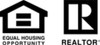 Equal Housing Opportunity logo next to the Realtor logo.