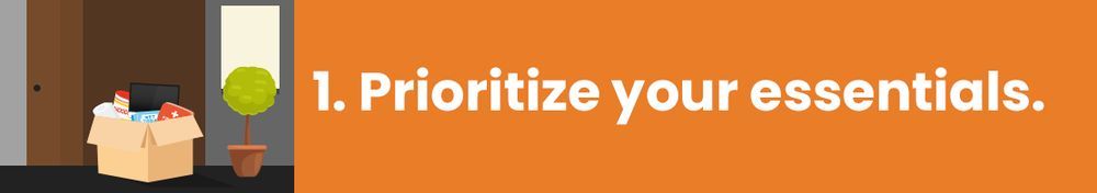 Orange background with the words 