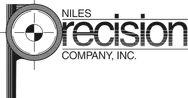 The Niles Precision Company, Inc. logo features a stylized circular target symbol next to the company name in black text.