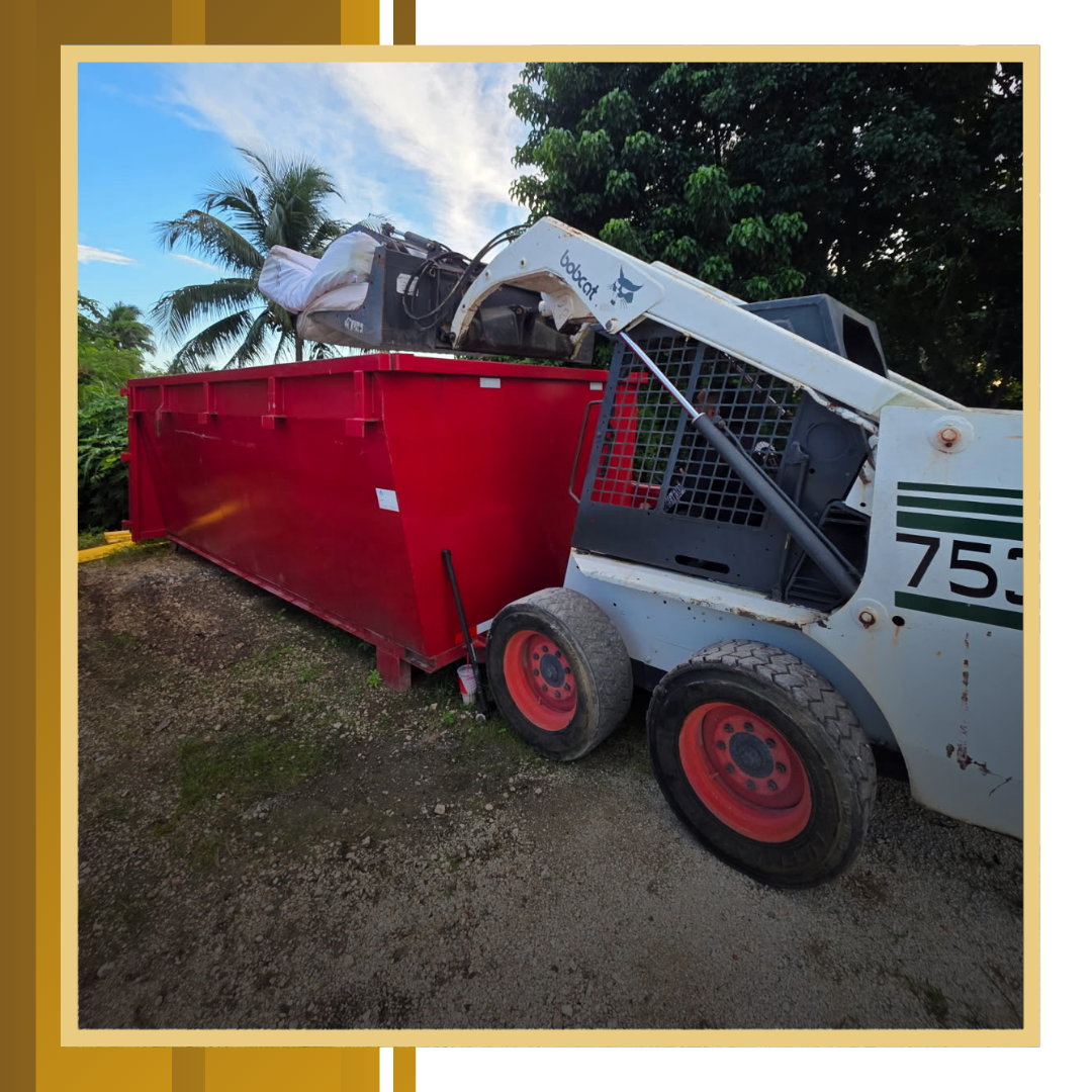 HSDO Junk Removal truck parked outside