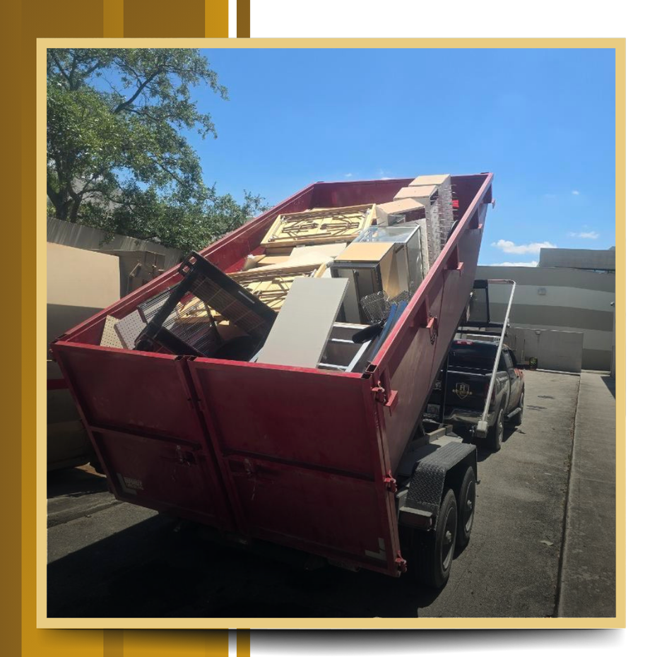 HSDO Junk Removal pick up truck