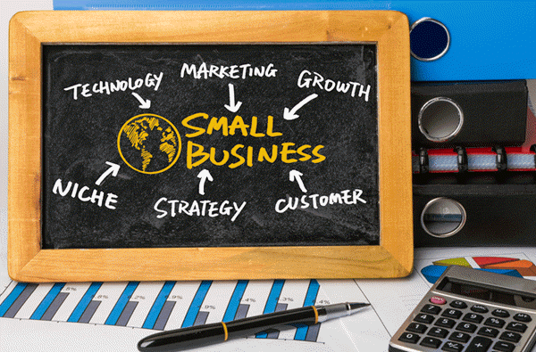 Small Business descriptors with technology, marketing, growth, strategy, niche