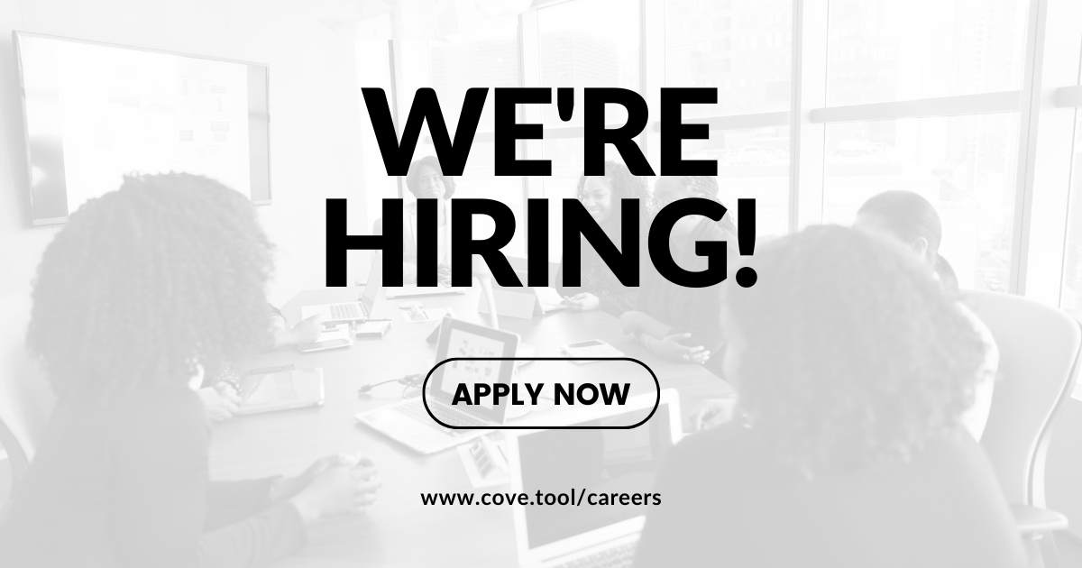Join the cove.tool Team Apply Now