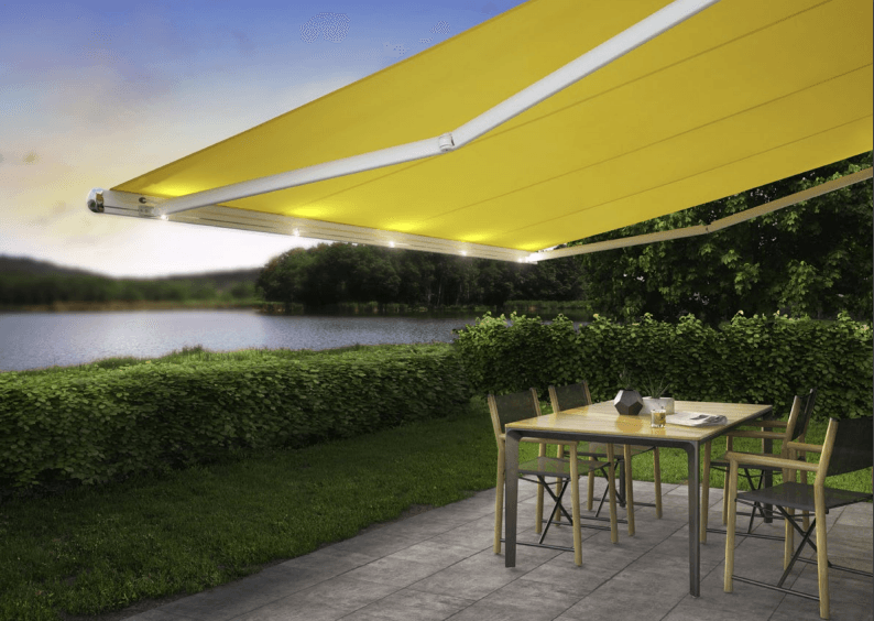 Yellow Awning for Patio