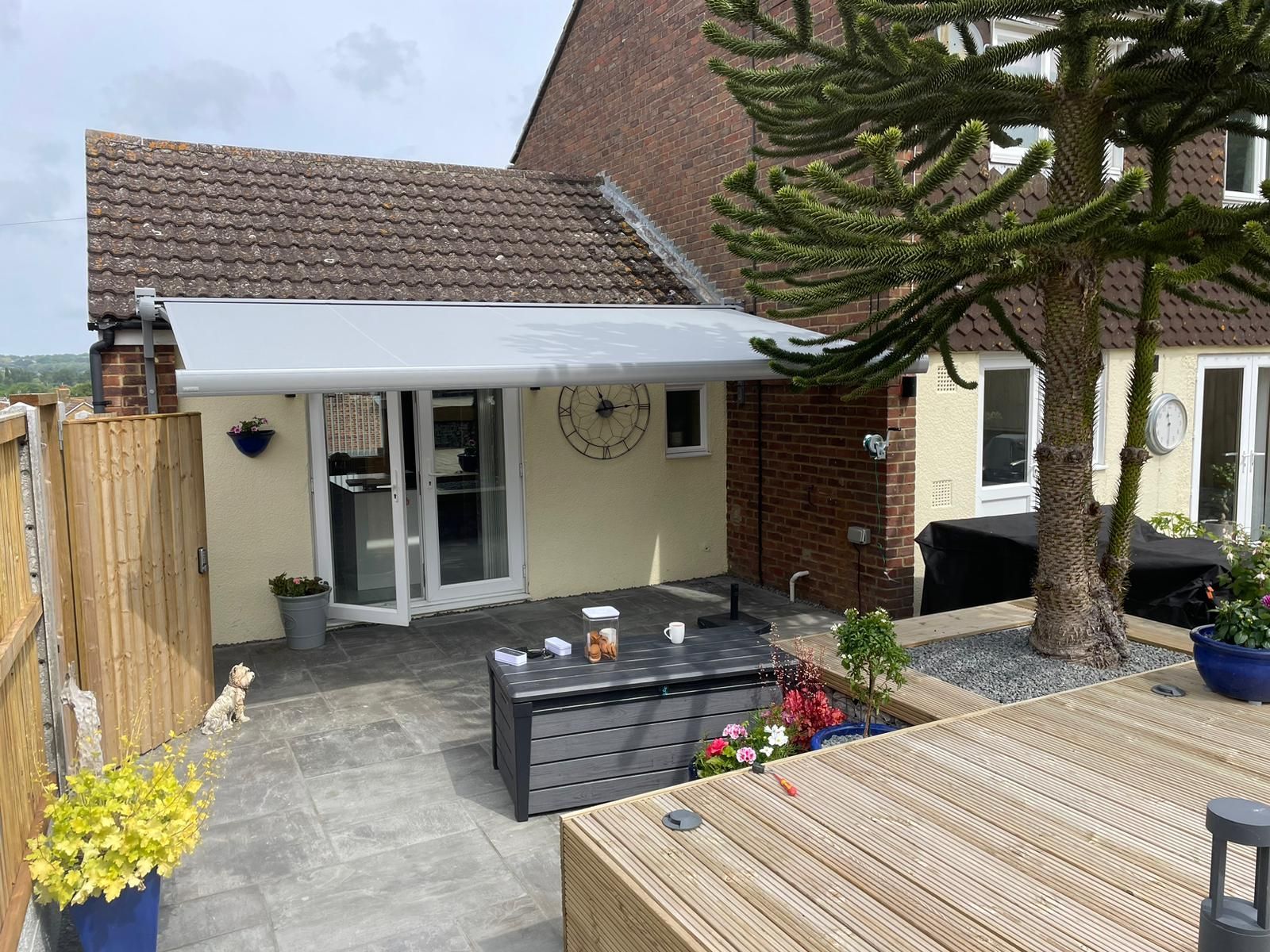 Domestic awnings Patios