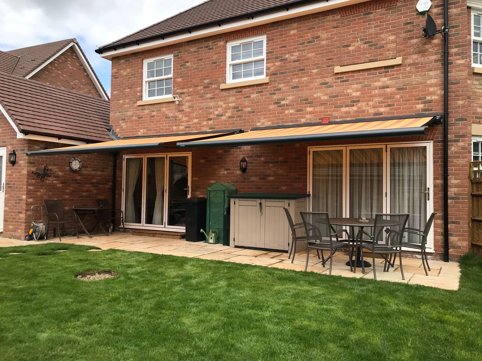 Recently Fitted Double Awnings