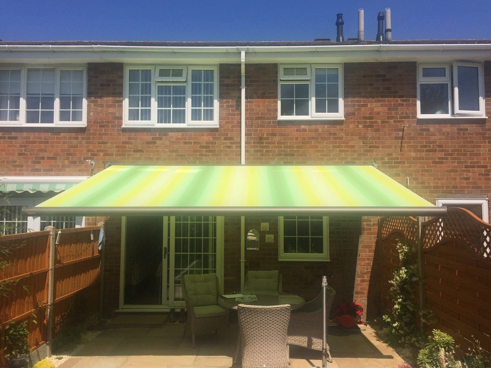 Recently Fitted Full Sun Awnings