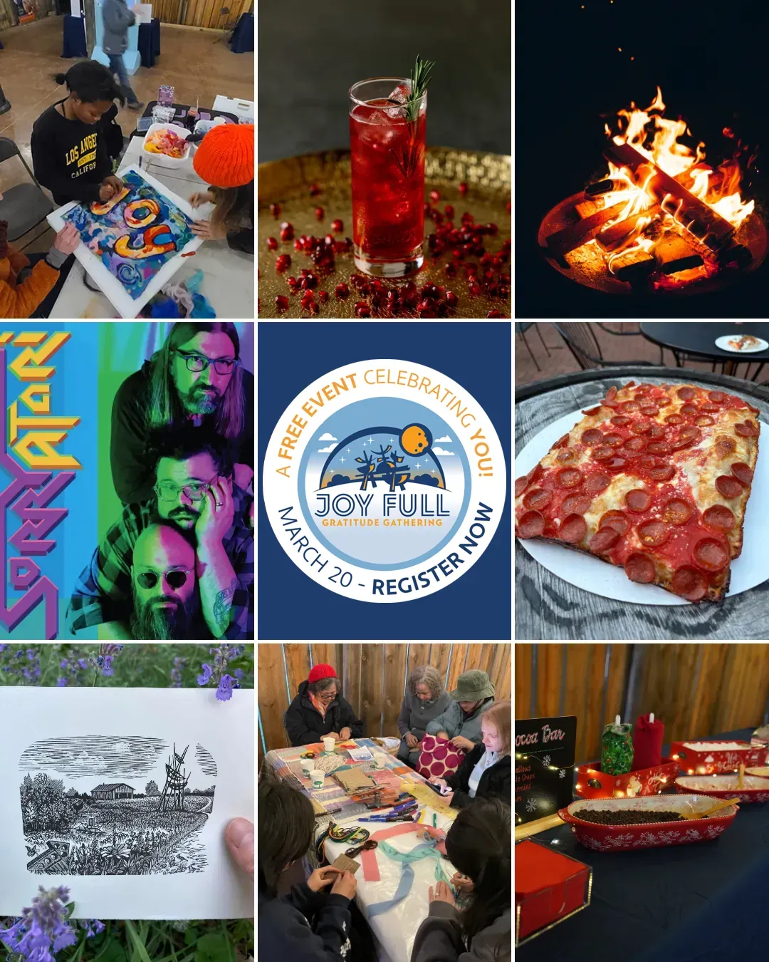 Joy Full Gratitude Gathering Images