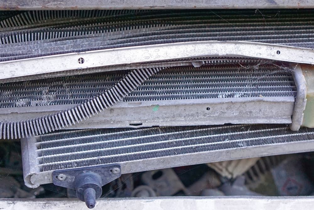 A Close up Of a Radiator on The Front of A Car — Multidrive Parts Australia in Taminda, NSW