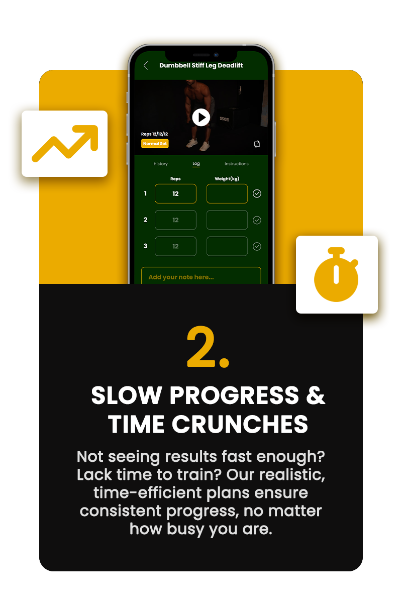 A phone with a screen that says slow progress and time crunches on it.